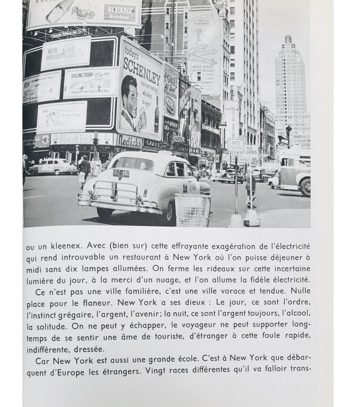 SAGAN (Françoise). New York. Edition originale, illustrée de photographies.