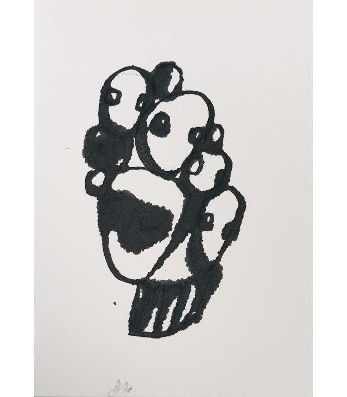 YOURCENAR (Marguerite). L'Homme couvert de dieux. Dessins de Philippe Hélénon. Edition originale. Reliure de Annika Baudry.