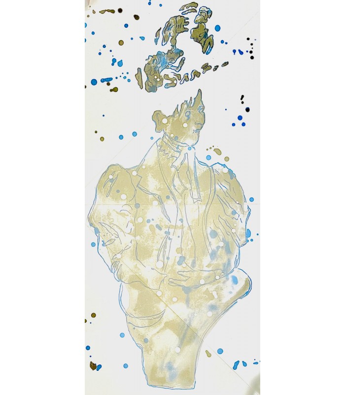 DIRE (Louis). Quand bien même. Edition originale de ce poème ornée de lithographies originales de Colette Deblé.