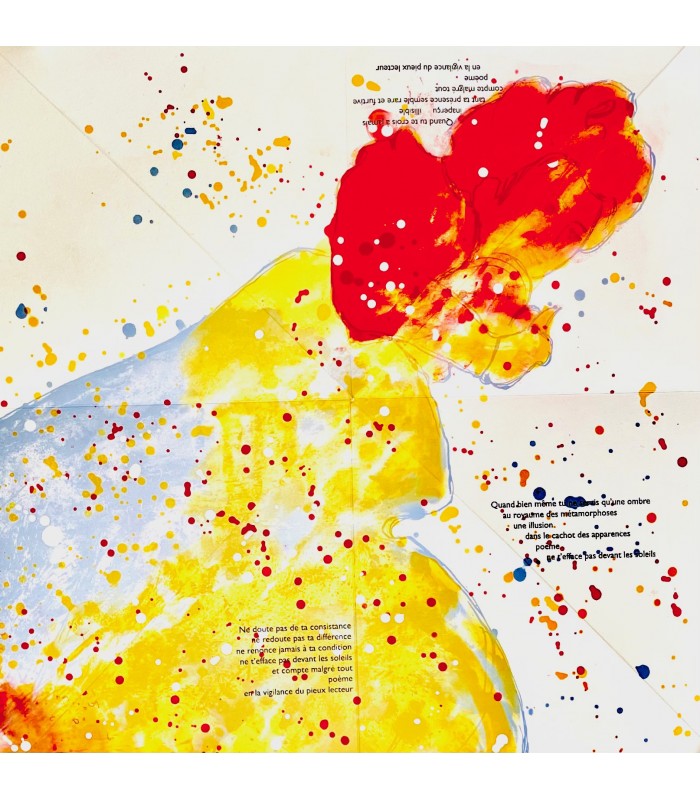 DIRE (Louis). Quand bien même. Edition originale de ce poème ornée de lithographies originales de Colette Deblé.