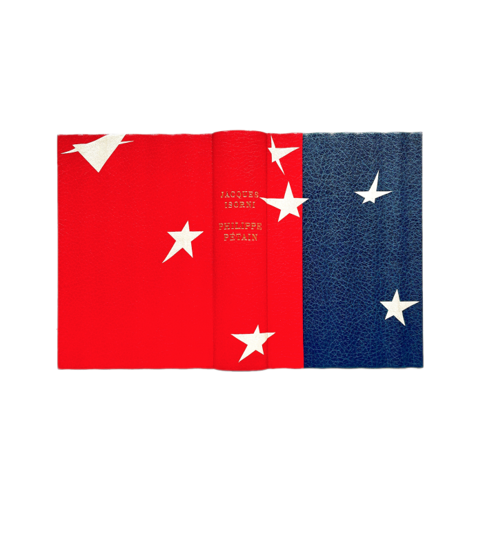 ISORNI (Jacques). Philippe Pétain. Tome 1. Edition originale. Reliure de Henri Mercher. Envoi autographe.