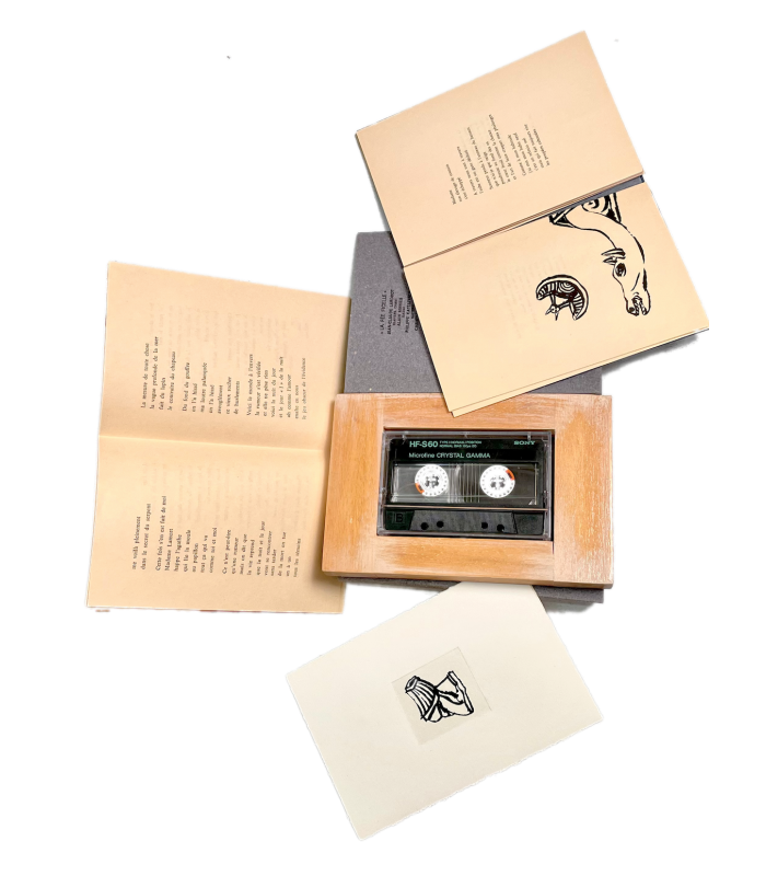 SILBERMANN (Jean-Claude). Pièces détachées. Edition originale accompagnée d'une cassette et de dessins originaux de l'auteur.