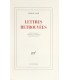 SAND (George). Lettres retrouvées. Edition établie, annotée et présentée par Thierry Bodin. Edition originale.