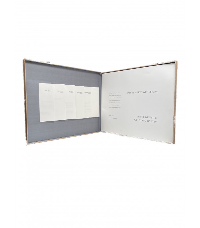 SYLVESTRE (Henri). Nature morte avec Psyché. Illustrations de Wolfgang Gäfgen. Edition originale.