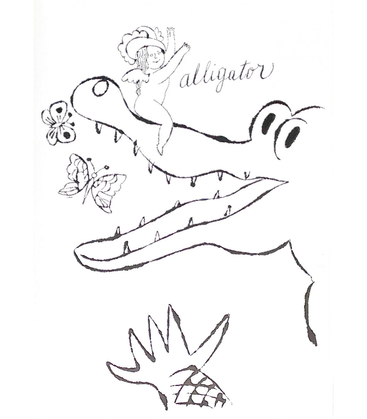 WARHOL (Andy). A coloring book. Drawings by Andy Warhol.