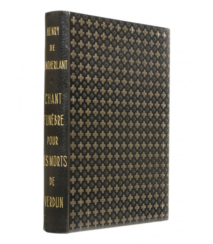 MONTHERLANT (Henry de). Chant funèbre pour les morts de Verdun. Lithographies de Luc-Albert Moreau. Reliure de Creuzevault.