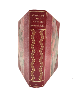 GIDE (André). Les Faux-monnayeurs. Roman. Reliure de Franz. Edition originale.