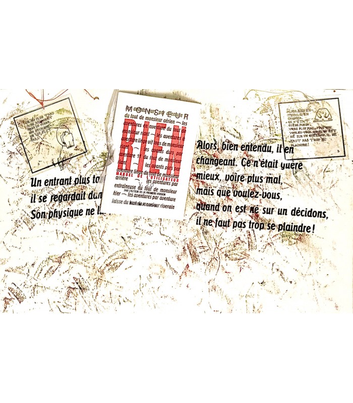 LAUCOU (Christian) - SOULIGNAC (Christian). Monsieur Rien. V. 2.0. Edition originale. Reliure de Christine Giard-Thiery.