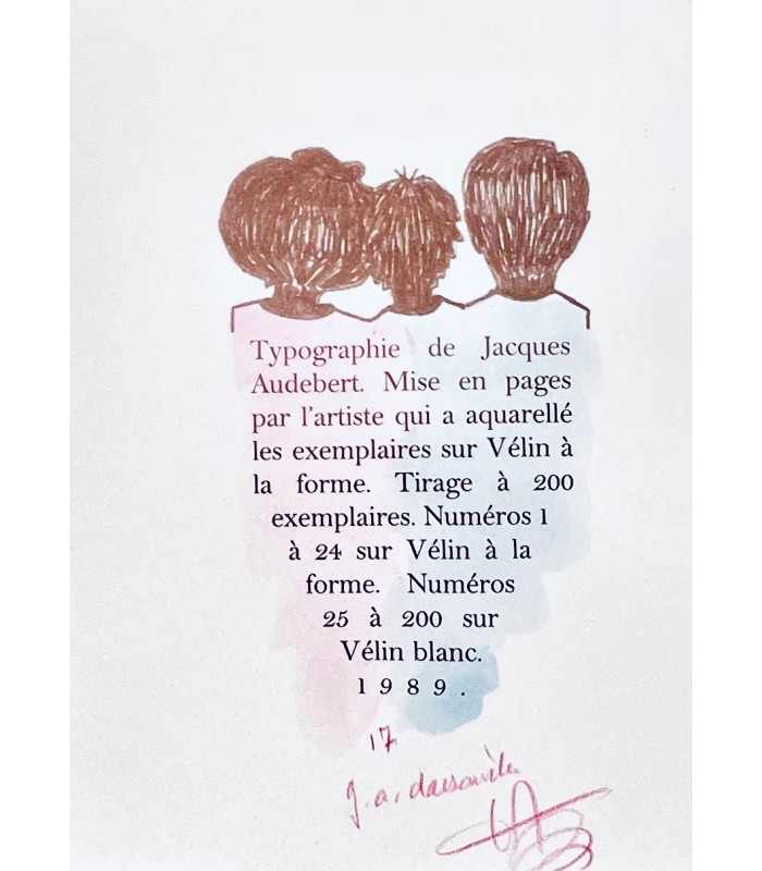 DASSONVILLE (Gustave-Arthur). Pauvre maman. Conte moral. Illustrations de Danièle Audebert.