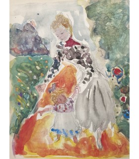 [VINS NICOLAS] Liste des grands vins 1957. Sous le signe d'une petite fille. Illustrations de Terechkovitch.