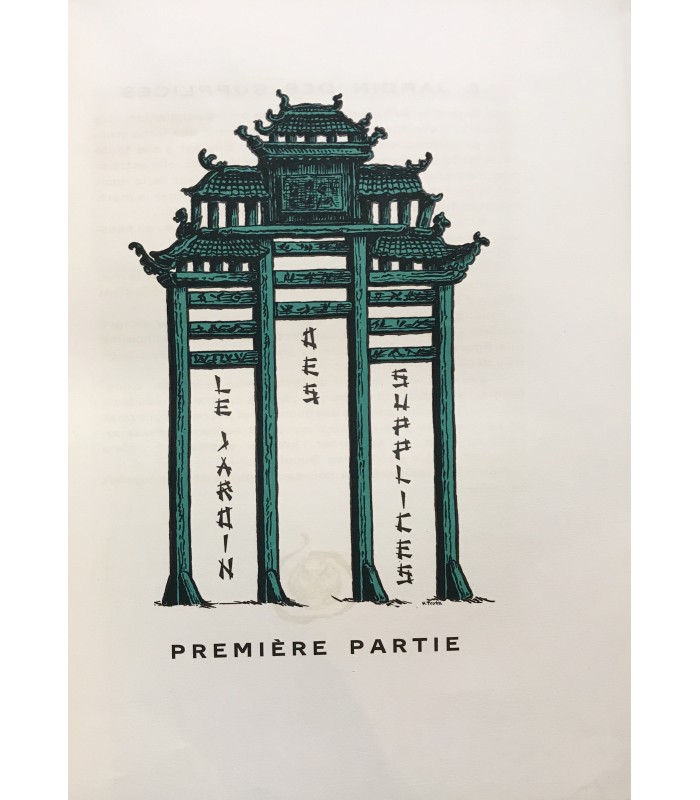MIRBEAU (Octave). Le Jardin des supplices. Eaux-fortes originales de Raphaël Freida. Reliure décorée de Trinckvel.