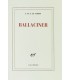 LE CLEZIO (J. M. G. ). Ballaciner. Avant-propos de Gilles Jacob. Edition originale.