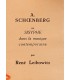LEIBOWITZ (René). A. Schoenberg ou Sisyphe dans la musique contemporaine. Edition originale.