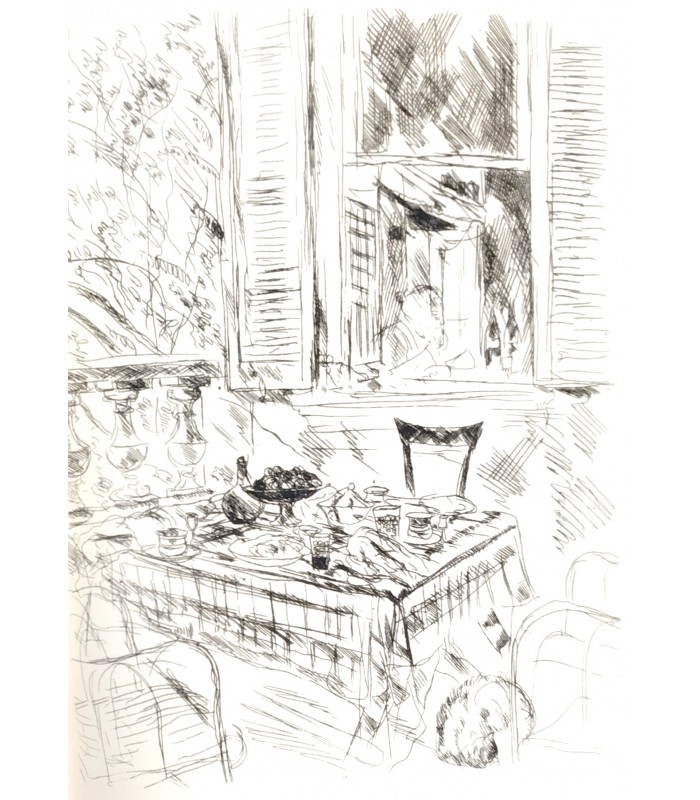 COLETTE. La Treille muscate. Edition originale. Illustrations de André Dunoyer de Segonzac. Dessin original. Reliure de Cretté.