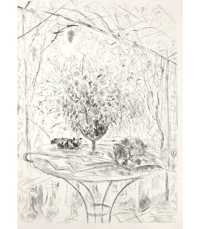 COLETTE. La Treille muscate. Edition originale. Illustrations de André Dunoyer de Segonzac. Dessin original. Reliure de Cretté.