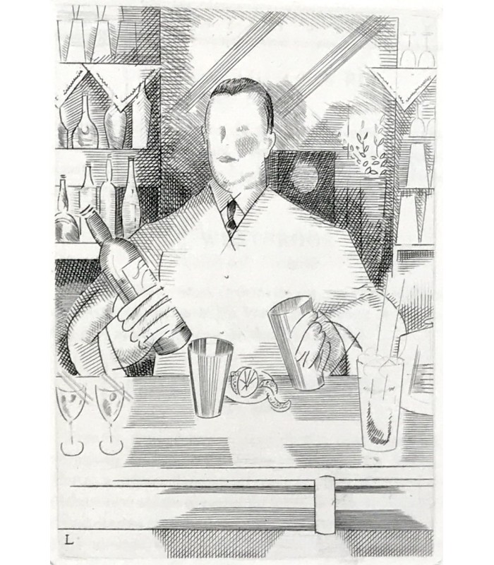 [LABOUREUR (J. -E. )] TOYE (Nina) - ADAIR (A. H. ). Petits et Grands verres. Choix des meilleurs cocktails. Edition originale.