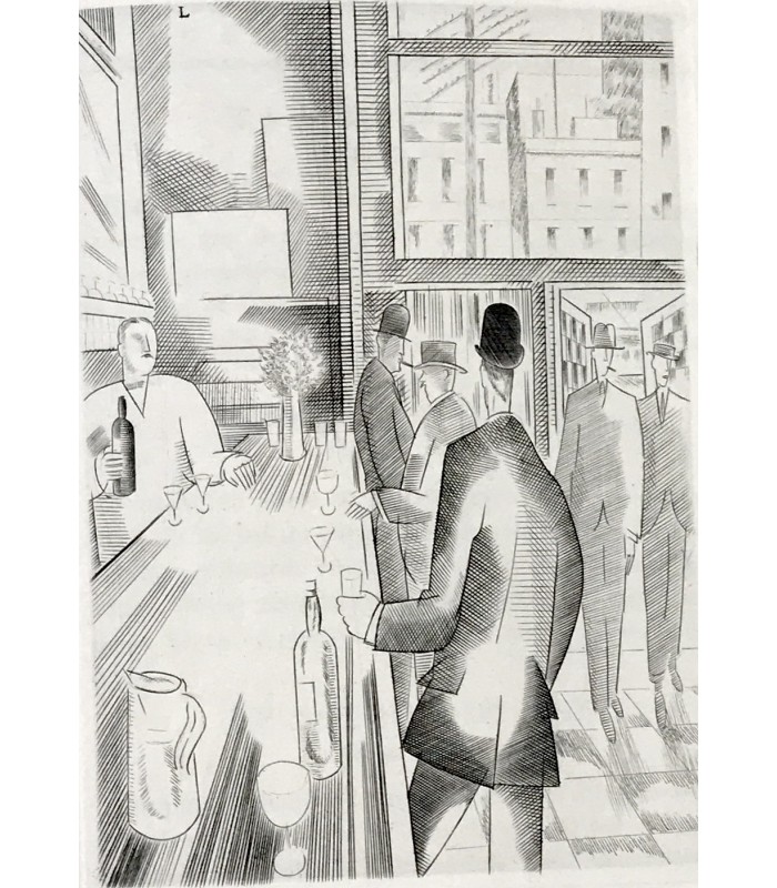 [LABOUREUR (J. -E. )] TOYE (Nina) - ADAIR (A. H. ). Petits et Grands verres. Choix des meilleurs cocktails. Edition originale.