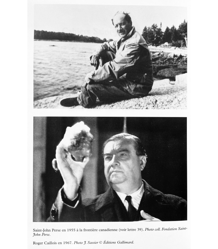 SAINT-JOHN PERSE - CAILLOIS (Roger). Correspondance 1942-1975. Edition originale.