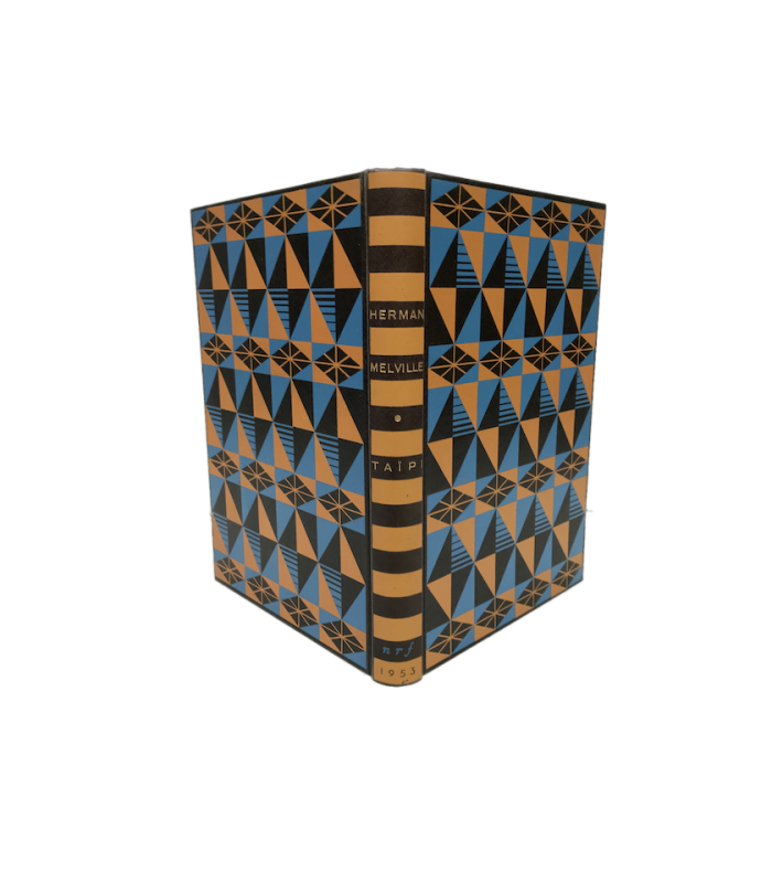 MELVILLE (Herman). Taïpi. Traduit de l'anglais. Cartonnage NRF, relié d'après la maquette de Mario Prassinos.