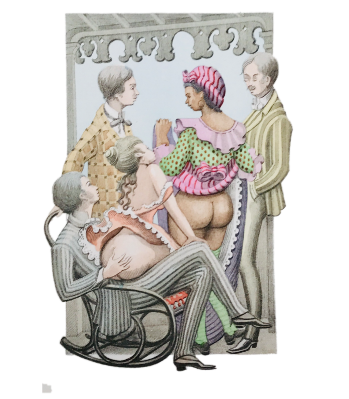 [CURIOSA] GEACHE (Effe). Une nuit d'orgies à Saint-Pierre Martinique. Illustrations de Michel Siméon