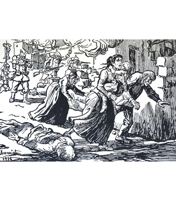 [GUERRE 14-18] LES VANDALES EN FRANCE. Textes d'Auguste Rodin, Paul Léon, Arsène Alexandre, Camille Enlart.