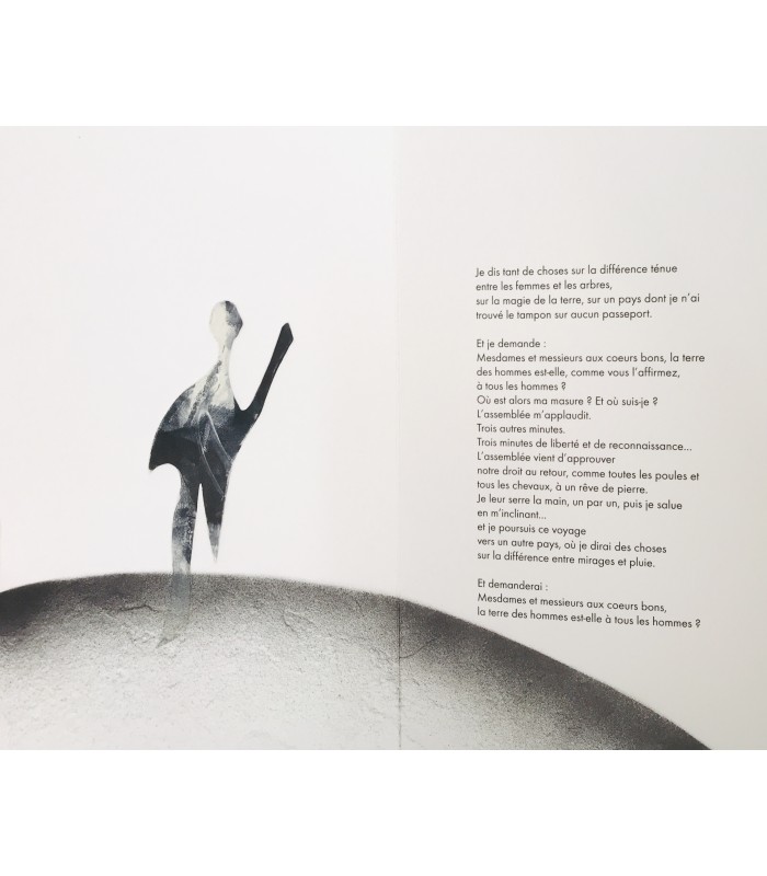 DARWICH (Mahmoud). La terre nous est étroite. Illustrations de Michel Boucaut.