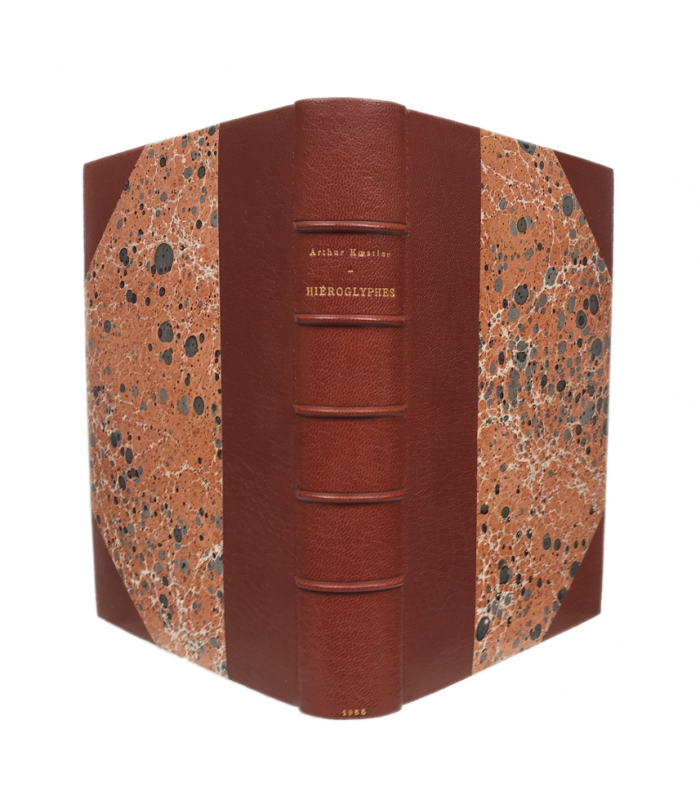 KOESTLER (Arthur). Hiéroglyphes (The Invisible Writing). Edition originale. Reliure par Boirat.