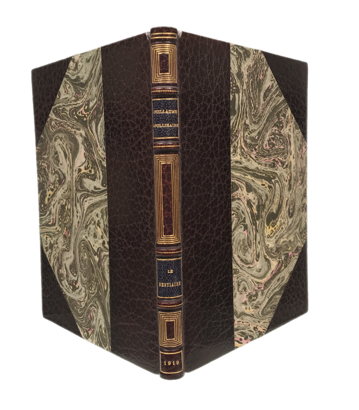 APOLLINAIRE (Guillaume). Le Bestiaire, ou Cortège d'Orphée. Illustrations par Raoul Dufy. Reliure par Saulnier.