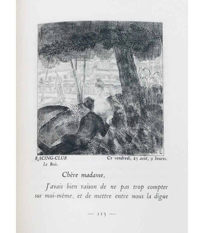 BEAUBOURG (Maurice). La Saison au bois de Boulogne. Gravures originales sur cuivre de J.-E. Laboureur.