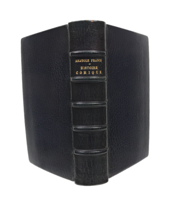FRANCE (Anatole). Histoire comique. Edition originale. Reliure par Affolter.