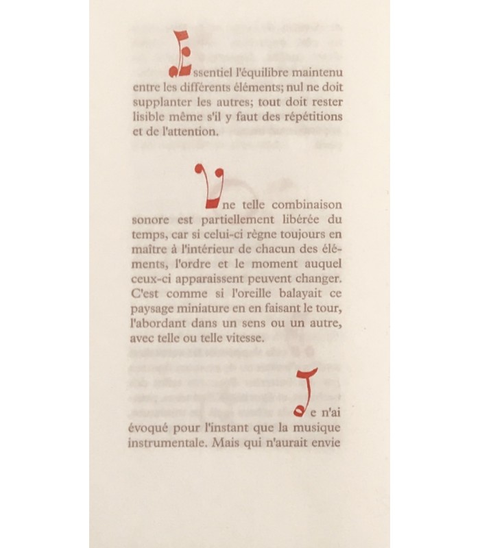 BUTOR (Michel). Ikebana musical. Edition originale. Illustrations de Bernard Alligand. De la Collection 164.