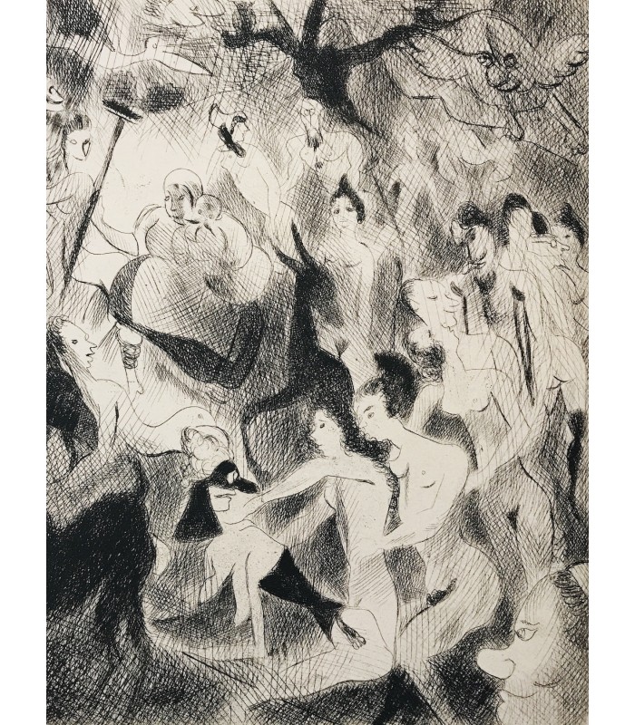 BOUTET (Frédéric). Tableau de l'au-delà. Edition originale, illustrée par Edouard Goerg. Reliure non signée.