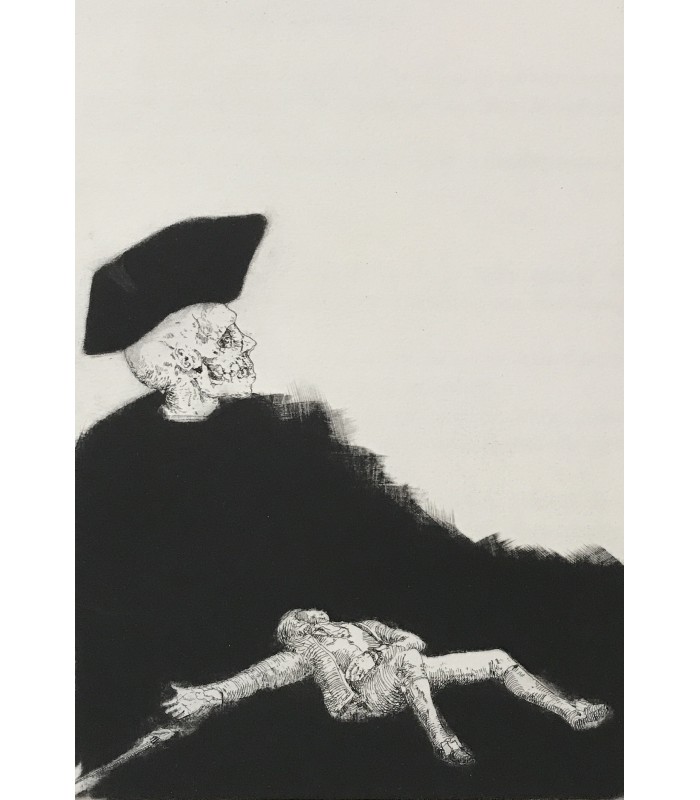 BUZZATI (Dino). Le K. Illustrations de Carzou et de Houplain. Un des 25 premiers exemplaires.