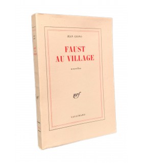 GIONO (Jean). Faust au village. Nouvelles. Edition originale. Un des 45 premiers exemplaires numérotés sur vergé.