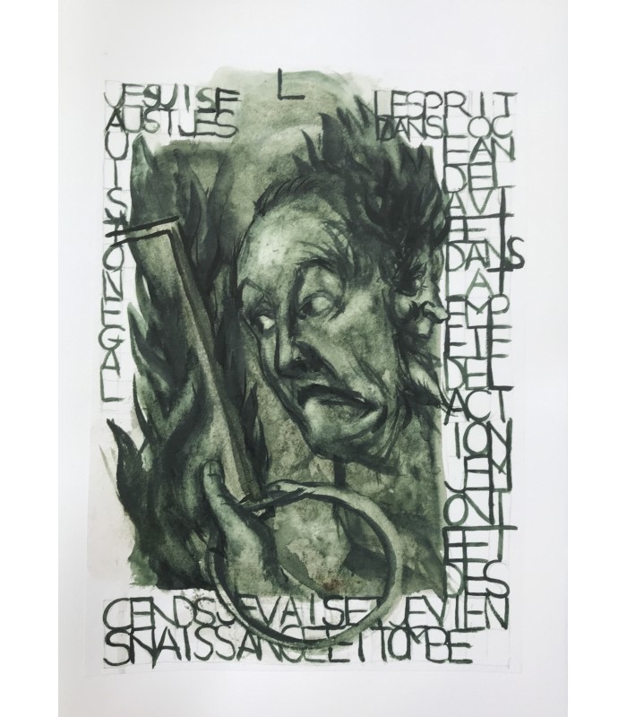 GOETHE. Walpurgisnachtstraum. Songe d'une nuit de Sabbat. Compositions originales de Gérard Garouste.