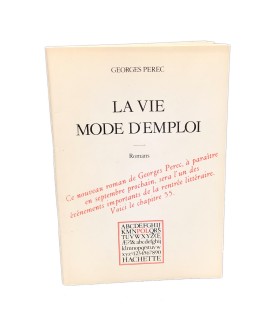 PEREC (Georges). La Vie mode d’emploi. Edition originale.
