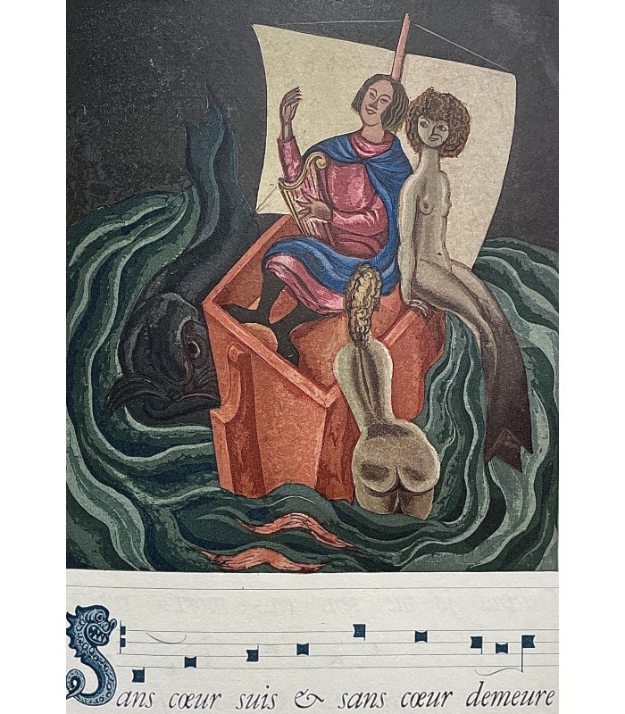 ROMAN DE TRISTAN ET ISEULT (LE). Illustrations en couleurs par Daragnès. Paul Bonet décorateur et Giraldon relieur.