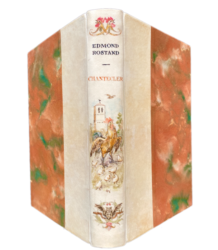 ROSTAND (Edmond). Chantecler. Gravures de Lucien Boucher. Reliure ornée d'aquarelles originales d'Henry Varade