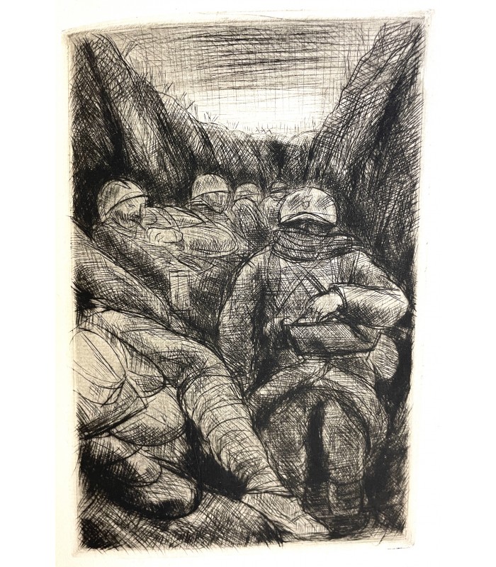 DORGELES (R.). Les Croix de bois. Dessins et pointes sèches d'André Dunoyer de Segonzac. Reliure de Robert Bonfils.