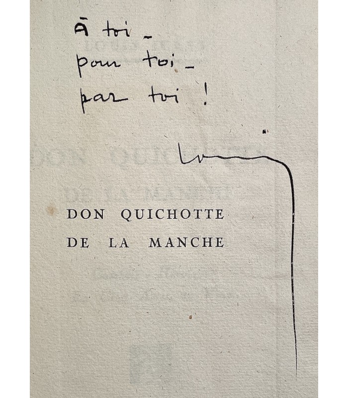 ICART (Louis). Don Quichotte de la Manche. Comédie-héroïque en cinq actes, en vers. Reliure de Maylander.