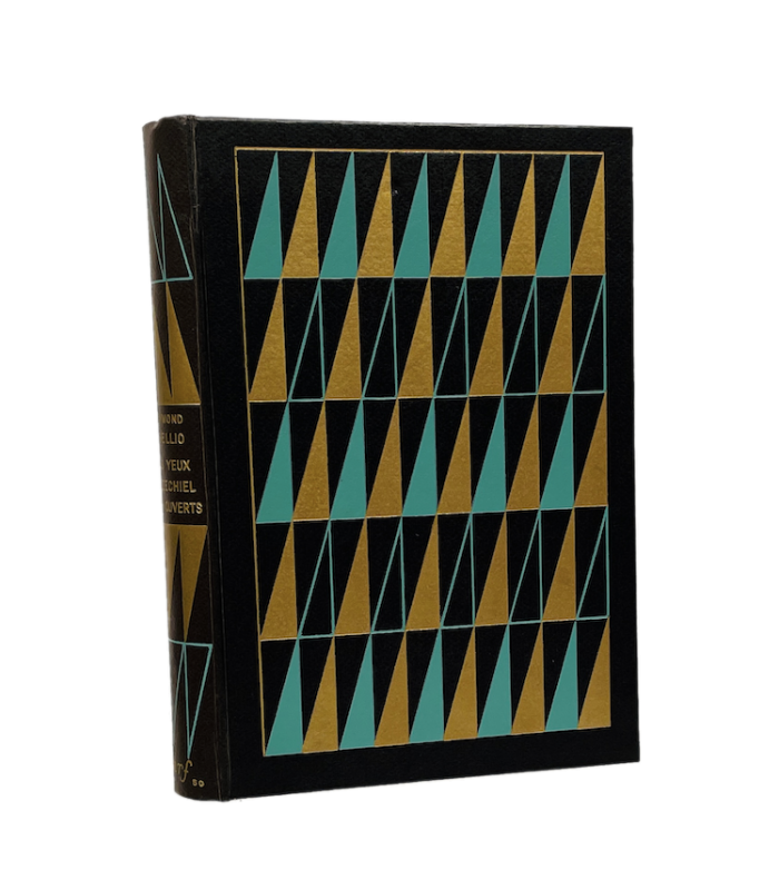 ABELLIO (Raymond). Les Yeux d'Ezéchiel sont ouverts. Cartonnage NRF relié d'après une maquette de Mario Prassinos.