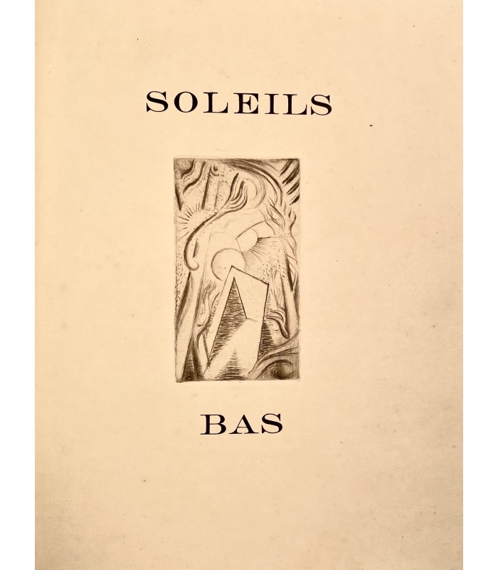 LIMBOUR (Georges). Soleils bas. Poèmes illustrés d'eaux-fortes par André Masson. Reliure de Georges Leroux. Edition originale.