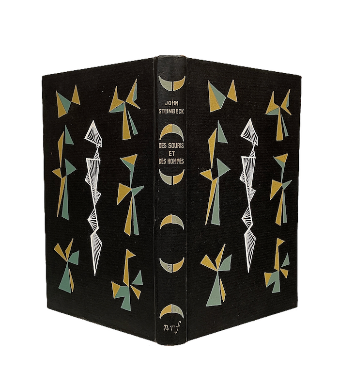 STEINBECK (John). Des souris et des hommes (Mice and men). Nouvelle édition. Cartonnage NRF relié d'après Mario Prassinos.