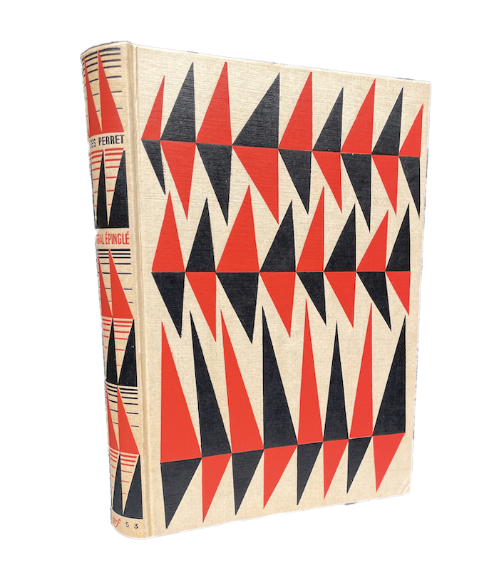 PERRET (Jacques). Le Caporal épinglé. Cartonnage NRF, relié d'après une maquette de Mario Prassinos.