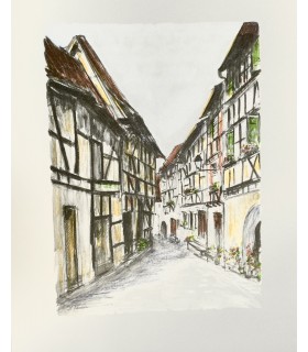 SCHMITT (Pierre).  Alsace. Enchantements de la route des vignes. Edition originale. Illustrations de Jean-Pierre Rémon.