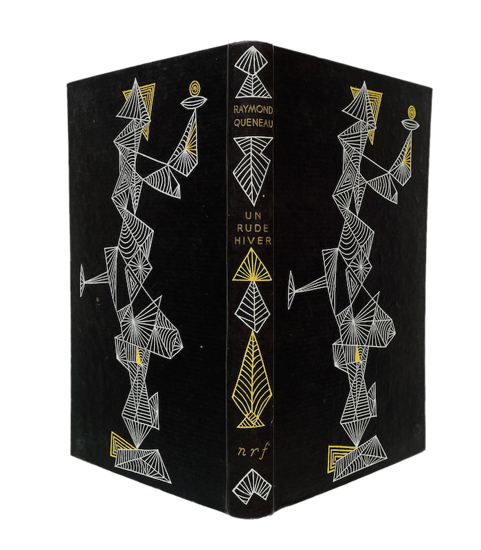 QUENEAU (Raymond). Un rude hiver. Roman. Cartonnage NRF, relié d'après la maquette de Mario Prassinos.