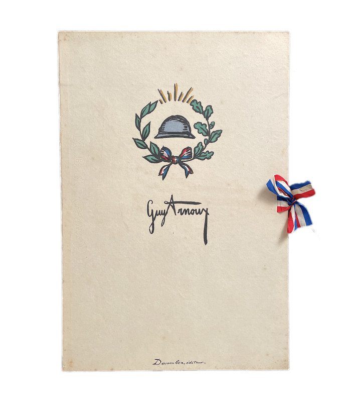 ARNOUX (Guy). Quelques drapeaux françois. Dessinés et coloriés par Guy Arnoux.