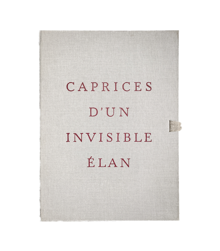 ARRABAL (Fernando). Caprice d'un invisible élan. Edition originale de ces très beaux poèmes d'Arrabal, illustrée par Laubiès.