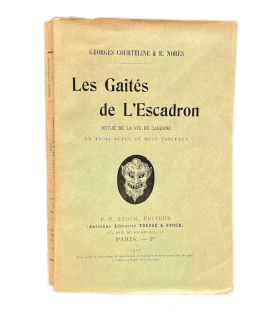 COURTELINE et NORES. Les Gaîtés de l'escadron. Revue de la vie de caserne en trois actes et neuf tableaux. Edition originale.