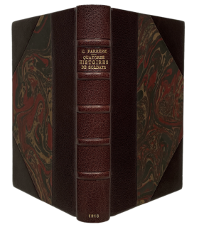 FARRERE (Claude). Quatorze histoires de soldats. Edition originale. Reliure de Septier.